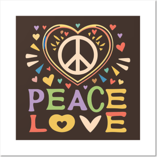 Peace & Love Posters and Art